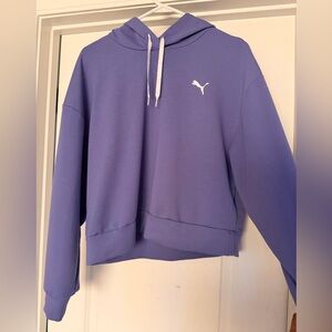 Puma Lavender Hoodie with White Accents